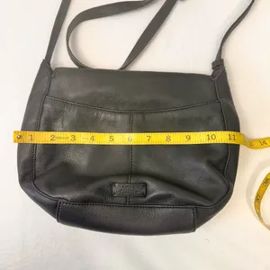 Vince Camuto Crossbody Women's Leather Black Bag Shoulder Purse Classic Pebbled thumbnail 6
