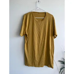 Lululemon Womens Short Sleeve Crew Neck T-Shirt‎ Mustard Yellow Heathered Size L thumbnail 2