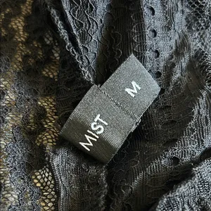 Tiger Mist Black Sheer Long Sleeve Top thumbnail 3