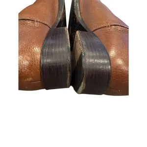 Tory Burch Jolie Riding Boots Pebbled Brown Leather 10.5 thumbnail 4