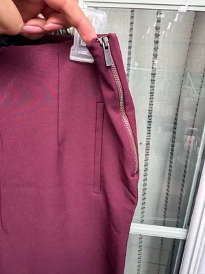 Y💐Zara Trafaluc Wide-Leg Pants in Burgandy thumbnail 3