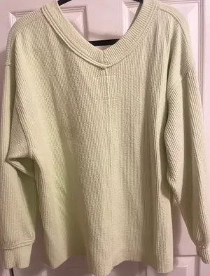 Aerie Green Oversized Sweater thumbnail 6