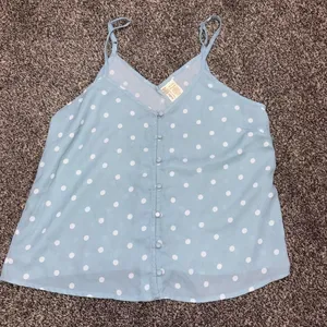 Japna Blue/white dotted tank Small thumbnail 1