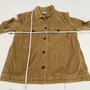 LL Bean Wide Wale Corduroy Button Up Cotton Shirt Jacket Size‎ MEDIUM Pockets thumbnail 9