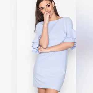 🛎️ Clearance Lauren Ralph Lauren Silvana Dress BabyBlue Color Size 4 thumbnail 2