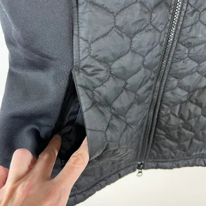 LL Bean PrimaLoft Packaway Vest Womens Small Black‎ Quilted Full Zip Gorpcore thumbnail 4