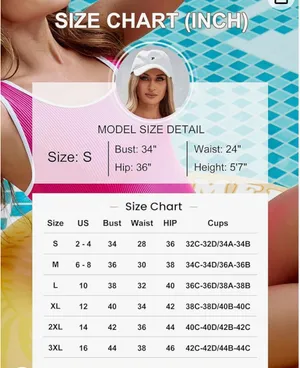 Womens One Piece Swimsuit Sporty Ribbed Slimming Cute Bathing Suit 2024 Flattering High Cut Swimming Suits thumbnail 7