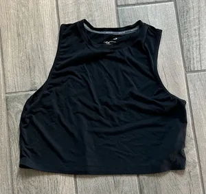 Baleaf Black Sleeveless Crop Top thumbnail 1