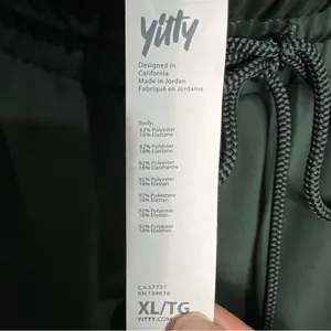 YITTY Ultra Luxe High Waist Everpine Green Jogger Athleisure‎ Pants thumbnail 9