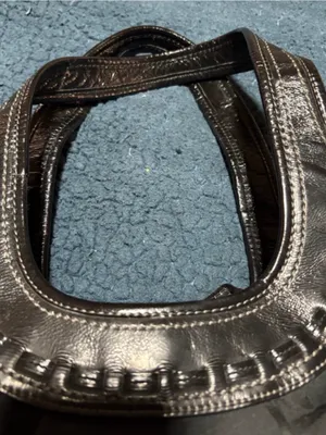 Coach Black Y2K Signature Canvas kisslock Hobo Bag with Leather Trim thumbnail 10