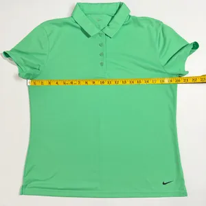 Women’s Green Nike Dri Fit Polo Size Large EUC thumbnail 5