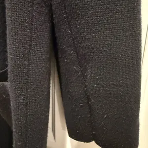 J. CREW Sophie‎ Open Front Sweater Blazer in Black Knit Jacket size Small thumbnail 6