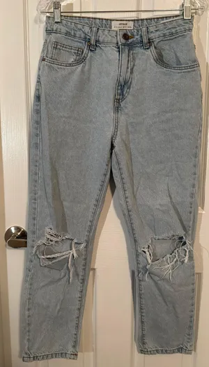 Cotton On Light Wash Mom Jeans thumbnail 1