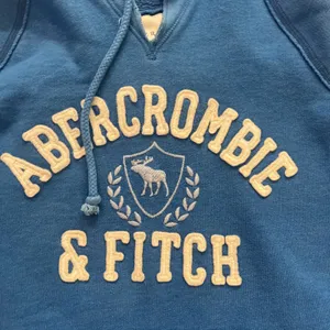 Y2K Large Abercrombie & Fitch Blue OG Hoodie thumbnail 4