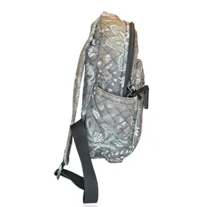 Vera Bradley Cloud Gray Paisley Print Quilted Fabric Backpack‎ thumbnail 3