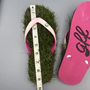 GFF Turf Flip Flops 10 Fit Women Size 7 7.5 Thongs Grass Halloween Party Novelty thumbnail 8