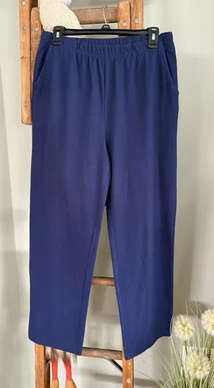 White Stag size 10 blue elastic waist pants thumbnail 1