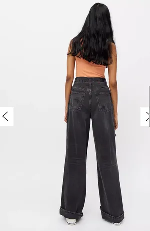 BDG Black Skater Baggy Jeans thumbnail 2