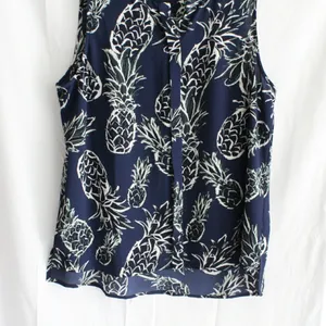 c&e | Pineapple Patterned Tank Top Blue Size XL thumbnail 3