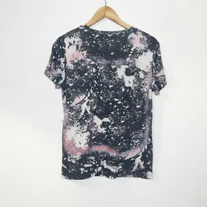 Amazon Nashville tie dye graphic black white and brown short sleeve tshirt thumbnail 7