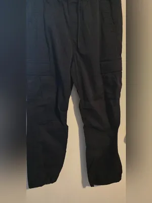 Hollister Wide-Leg Black Cargo Pants thumbnail 12