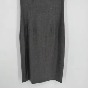 Ralph Lauren Black Label Wool Sheath Dress Size 4 Gray Workwear‎ Minimalist Chic thumbnail 5
