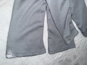 Alo Yoga Heather Gray Ribbed Ballet Leg Warmers Pilates Dance OS thumbnail 3