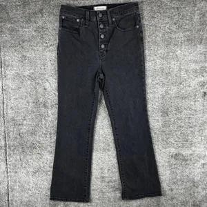 Madewell Denim Jeans Cali-Demi Boot Women's 27 thumbnail 2