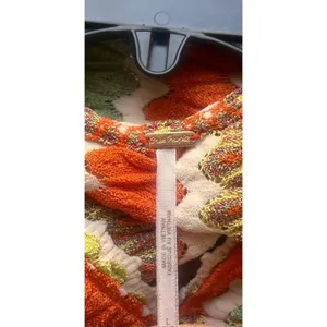 Free People Twist And Shout Crop Top Large Boho Crochet Scallop Festival Hippie thumbnail 9