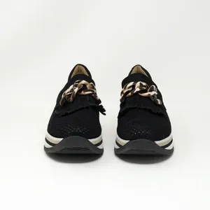 NEW Softwaves Cadie Suede Leather Perforated Tortoise Shell Chain Platform Shoes thumbnail 2