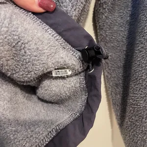 The North Face Polortec Womens Jacket Gray Purple‎ Medium thumbnail 6