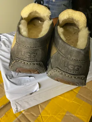 Ugg Australia Byron Cappuccino Dark Brown Suede Slippers Men’s Size 8 thumbnail 4