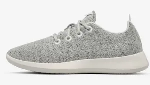 Allbirds Wool Runners Sneakers in Dapple Grey (Cream Sole)‎ Size 10 thumbnail 1