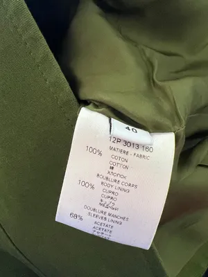 Givenchy Paris Green Navy Moto Zip Jacket Size 40 thumbnail 3