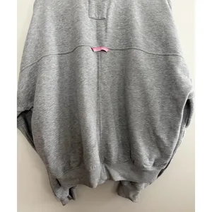 Free People Movement On Your Mark‎ Mock Neck Sweatshirt Gray Women's Size Small thumbnail 6