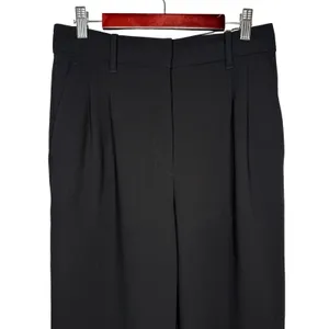 Aritzia Wilfred The Effortless Pleated Black Trouser Pant Size 8 thumbnail 5