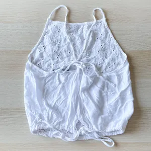 Brandy Melville White Eyelet Tank thumbnail 2