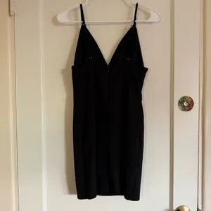 Forever 21 Black Mini Dress with Bow Accent thumbnail 3