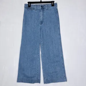 Madewell Emmett Wide Leg Crop Jeans thumbnail 4