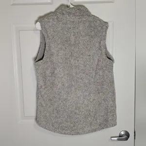 Texas Longhorns Sherpa Fleece Zip Vest Gray Size Small thumbnail 5