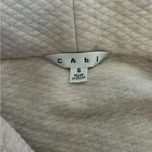 CAbi Moto Jacket Asymmetric Zip Quilted Collar Size S Style 913 thumbnail 2