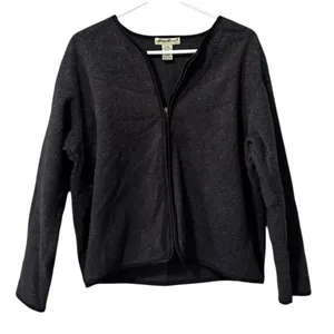 Eddie Bauer Women Sz Medium Jacket Full Zip Long‎ Sleeve Classic Lightweight VTG thumbnail 1