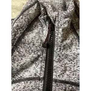 Lululemon Define Jacket Size 10 Black White Space Dye Full Zip Yoga Running Coat thumbnail 4