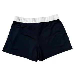 Nike Women’s Navy Athletic Running Shorts – White Stripe – Drawstring Waist thumbnail 2