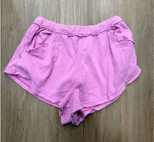 FP Movement Free People Pink‎ Fleece Shorts Womens Small OB1087819 Loungewear thumbnail 1