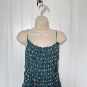 Free People Clementine Emerald Green Mini Medium Dress Whimsigoth Indie Sleaze thumbnail 7