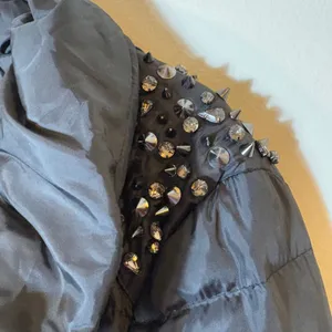 Sam Edelman Women's Black Studded Puffer Coat Jacket Size‎ L Winter thumbnail 4