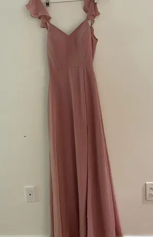 AZAZIE Everett trusty dust pink bridesmaid dress size 4. thumbnail 11