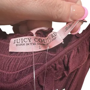 Juicy Couture Large Tank Women's Size 90's Y2K Ruffle Fairycore Whimsycore NWT thumbnail 6