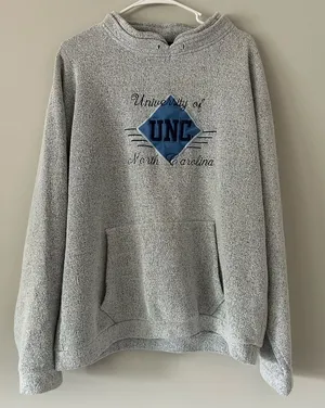 UNC Tarheel Grey Sweatshirt Size XL Made in USA Fangear Casual Athletic Sport thumbnail 1